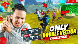 New Incubator 2x Vector Only Challenge in Free Fire 😲 Tonde Gamer || Garena Free Fire Max