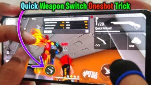 Quick Weapon Switch Oneshot Headshot Trick Garena Free Fire