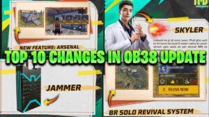 TOP 10 CHANGES IN FREE FIRE AFTER OB38 UPDATE | GARENA FREE FIRE MAX OB38 UPDATE FULL DETAILS