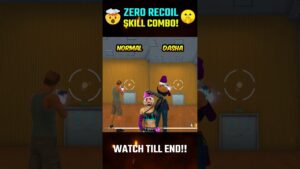 The Secret No Recoil Skill Combination 🤫 in Garena Freefire #shorts #freefire | PRI GAMING