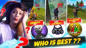 Who Is Best?😱 || Pn Harsh VS Tufan FF Vs Zerox FF || Garena Free Fire || Bindass Laila