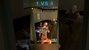 1 VS 4 #freefire  Garena Free Fire 🔥 #shorts #trending
