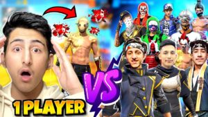 1 Vs 11 First Time In Free Fire Crazy Match - Garena Free Fire