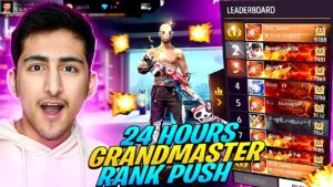 24 Hours For Grandmaster Br Rank Push 7000+ Point?- Garena Free Fire