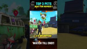 3 Most Popular Pets in Garena Freefire #shorts #freefire | PRI GAMING