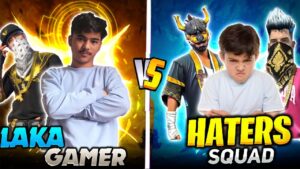 8YRS OLD HATER BOY SQUAD CHALLENGE ME😱 1 VS 4 - GARENA FREE FIRE