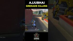 AJJUBHAI OP GRENADE KILLING SKILL | GARENA FREE FIRE #shorts