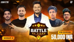Battle of Tiers | Group C  - Garena Free Fire #gyangaming #rockyandrdx #ipl