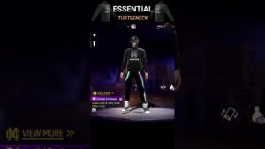 Essential Turtleneck | New Black T-shirt Monson Orakii in Garena Free Fire #shorts #shorts