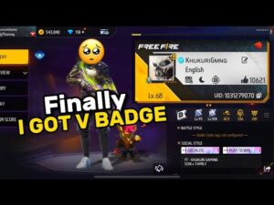🇳🇵Finally I Got “ V - Badge “ On My Free Fire Id 😭 How I Got V Badge ? Story - Garena Free Fire