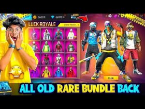 Free Fire All Old Rare Bundle Are Back😍| i Got Everything in 99 Diamond 💎- Garena Free Fire