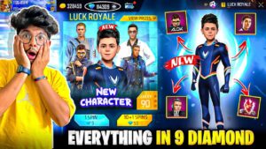Free Fire New Character Royal😍| i Got 20+ Character in Just 2000 Diamond 💎🥳- Garena Free Fire