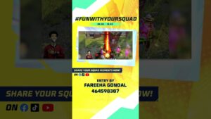 #FunWithYourSquad Entry by Fareeha Gondal | Garena Free Fire Pakistan #shorts