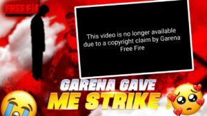 GARENA GAVE ME STRIKE 😭!  LAST VIDEO @YouTube  | BYE BYE FREE FIRE | GAME KNOWLEDGE