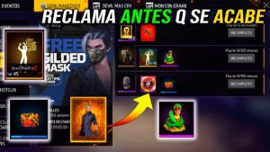 GARENA REGALA NUEVOS PREMIOS 🎁 MASCARA DORADA GRATIS FREE FIRE LATAM 2023 PASE BOOYAH EN DESCUENTO