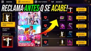 🎁 GARENA REGALA NUEVOS PREMIOS NUEVO EVENTO SAN VALENTIN FREE FIRE 2023 TOKEN REGALO DE AMOR RECLAMA