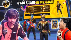 GYAN SUJAN IN MY GAME😱 I SAVE GYAN BHAI RANKED? 15 KILLS😱 - GARENA FREE FIRE