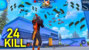 Grandmaster Lobby 24 Kills | Solo Vs Squad Full Gameplay | Garena Free Fire