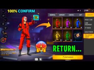Indonesia Server Red Criminal Bundle Return 😋 | Garena Free Fire