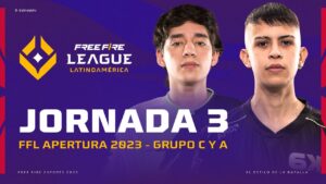 ¡Jornada 3 de la #FreeFireLeague 2023! 💥 | Grupos C y A - Apertura