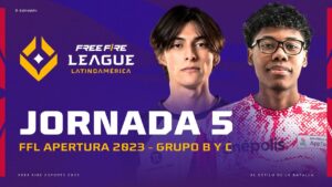 ¡Jornada 5 de la #FreeFireLeague 2023! 🔥 | Grupos B y C - Apertura