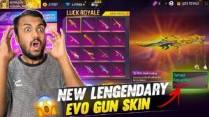 Legendary Evo Thompson Skin First Look Max Upgrading To Level 7 😱 - Garena Free Fire Max