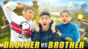 My 2 Little Brothers Challenge Me For 10000 Diamonds💎Brother Vs Brothers - Garena Free Fire
