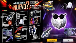 NUEVA AGENDA SEMANAL DE FREE FIRE BARBA DEL VIEJO CUELLO DE TORTUGA SKIN MONSON ORAKI EVENTO RECARGA