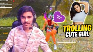 Ranked gameplay with cute girl🥰 cute girl ko pataliya - garena free fire