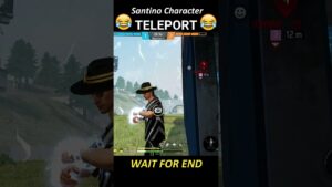 Santino Character Trick 😂 Wait For End | Garena Free Fire #shorts #freefire
