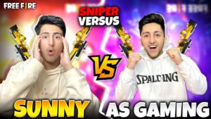 Sniper Battle A_s Gaming Vs Sunny🤣😱Who Will Win - Garena Free Fire