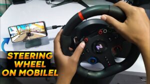 Unboxing & Playing Free Fire With Steering Wheel On Mobile 🔥😱| Garena Free Fire Nitho Drive Pro One