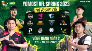 [YOMOST VFL SPRING 2023] Ngày 2 | P Esports vươn lên top 2, SBTC bỏ xa các đội tuyển khác!