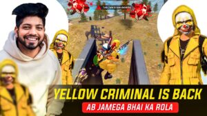 Yellow Criminal Is Back😍- Upar Chadke Sabko Maarenge🤣- Garena Free Fire