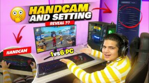 1 VS 6 Pc 💻 With Handcam Settings reveal 🥵 #tufanff -GARENA FREE FIRE