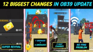 12 BIGGEST CHANGES IN OB39 UPDATE 🔥 OLD AND NEW UPDATES 🔥 FREE FIRE OB39 UPDATE - GARENA FREE FIRE