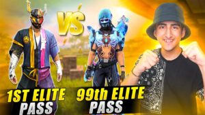 1st Elite Pass Vs 99th Elite Pass 1 Vs 1 - Garena Free Fire Max