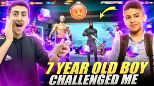 7 Year Old Subscribe Challenge Me For 1 Vs 1 - Garena Free Fire
