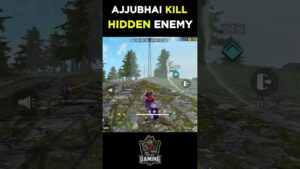 AJJUBHAI KILL HIDEEN ENEMY | GARENA FREE FIRE #shorts