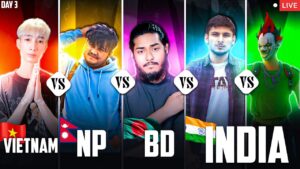 ALL STAR INTERNATIONAL TOURNAMENT DAY-3 CLASSY, ANKUSH, BD, VN & NP  #nonstopgaming - FREE FIRE LIVE