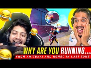 Are Amitbhai & Romeo Monsters ?😱- Why Are You Running 🤣- Garena Free Fire