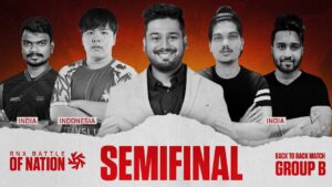 Battle of Nations | Semi Finals 2 - Garena Free Fire #gyangaming #rockyandrdx  #ipl