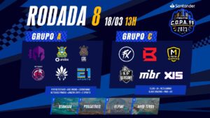 C.O.P.A FF 2023 AO VIVO - Rodada 08 | FREE FIRE ESPORTS BRASIL