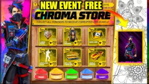 CHROMA STORE NEW EVENT TODAY| FREE FIRE NEW EVENT| FF NEW EVENT TODAY| NEW FF EVENT|GARENA FREE FIRE