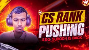 CSRANK PUSHING LIVE WITH SSGAMERZONE - Garena Free Fire #ssgamerzone #freefirelive