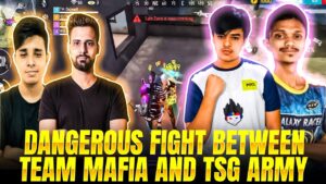 Dangerous Fight Between Team Mafia And Tsg Army😲😲!! Garena Free Fire