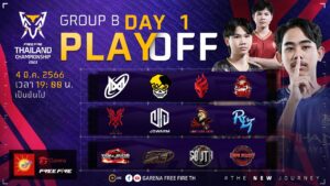 🔴ᴸᶦᵛᵉ [Day 1] [Playoff Group B] Free Fire Thailand Championship 2023