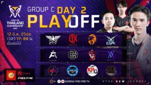 🔴ᴸᶦᵛᵉ [Day 2] [Playoff Group C] Free Fire Thailand Championship 2023