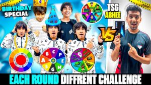 Each Round Different Challenge 😨 Tsg Ronish Birthday 🥳 Special Video - Garena Free Fire