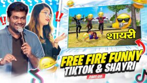Free Fire Funny Tik Tok and Shayri😂 || Garena Free Fire #part28